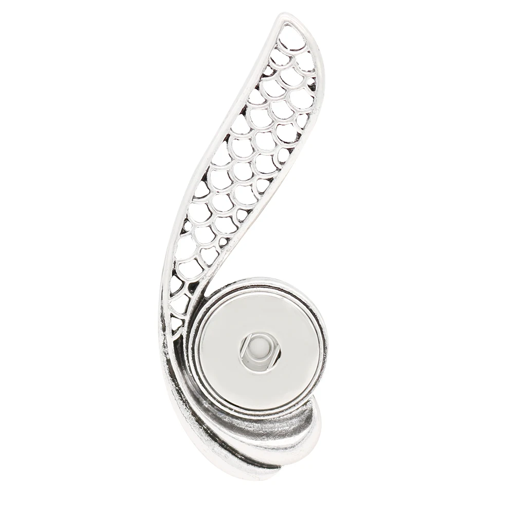

2018 Retro snap jewelry geometrict round Pendant Jewelry fit 18mm snap button long chain Romantic Valentine's Gift