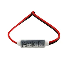 Dimmer LED Strip RGB Controller DC 12V 24V Mini Dimmer LED Single Color Controller for 5050 3528 5730 LED Strip Light