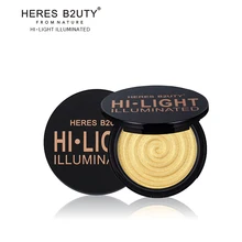 Brand HERES B2UTY Makeup Face Highlighter&Matte Bronze Trimming Highlighter Powder Illuminated Soft Mineral Long Lasting VShape