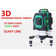12 линий 3D 93T 360 градусов лазерный уровень самонивелирующийся 360 горизонтальный и вертикальный крест супер мощный красный лазерный луч линии