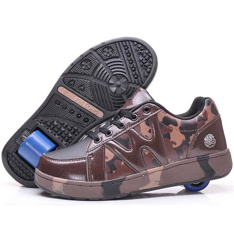 Дети Мода heelys Мужской Женский Ребенок Один Колеса Руководство Обувь Детские