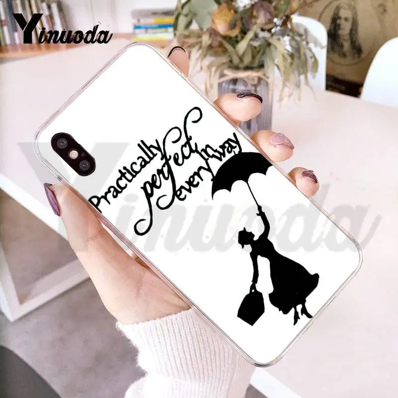 Yinuoda Mary Poppins Coque Shell аксессуары для телефонов Чехол для iPhone 8 7 6 6S Plus X 10 5 5S SE XS MAX XR11 11pro 11promax