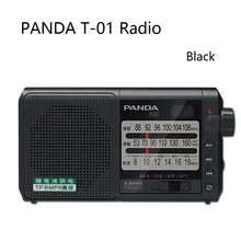 PANDA T-01 указатель FM коротковолновый TF карты литиевая батарея зарядки портативный радио