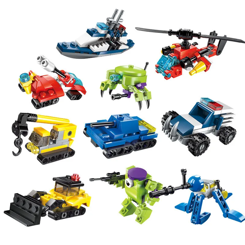 New arrival 3D Assembled Educational Toys UItra mobile legoings Model DIY Building kits Blocks Toy Kids Birthday Gift DIY toys