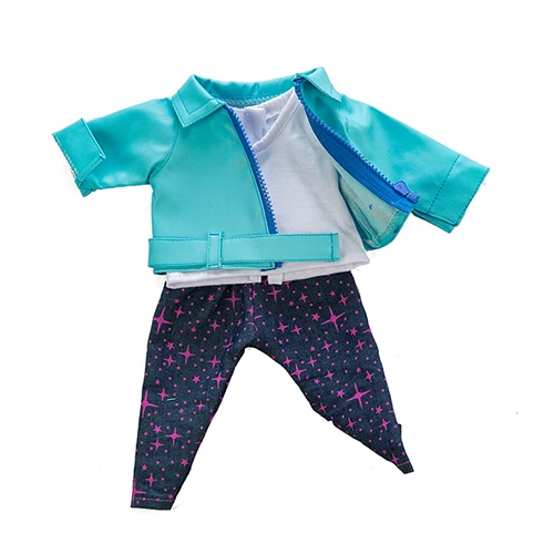 Комплект с курткой, одежда для ребенка 43 см/17 дюймов, детский лучший подарок на день рождения(продается только одежда - Цвет: 2