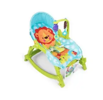 Babythrone новорожденных кресло-качалка Многофункциональный складной электрические маленьких вышибала кресло Колыбель - Цвет: Зеленый