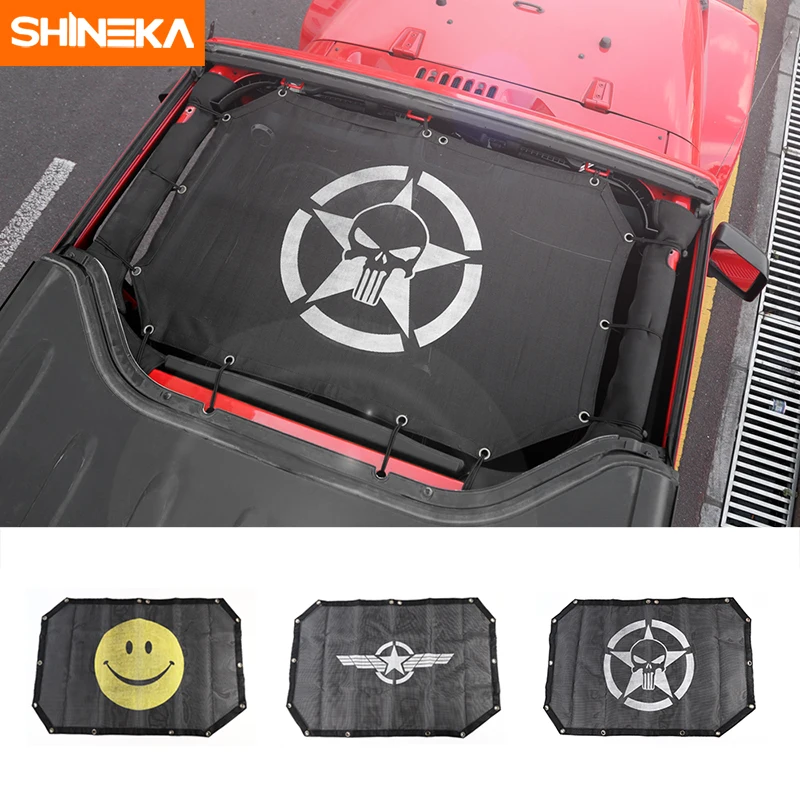 SHINEKA автомобильный солнцезащитный козырек сетка для крыши Солнцезащитная Jeep
