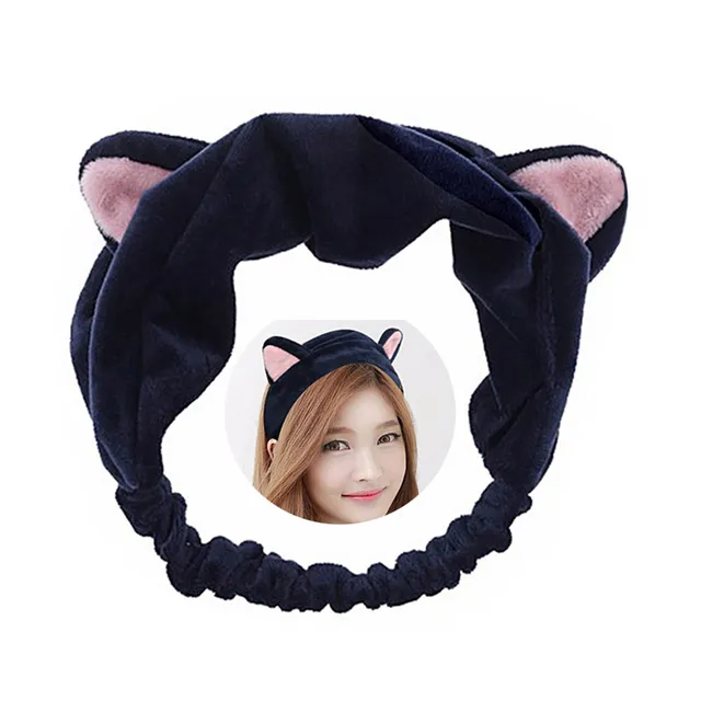 New Lovely Cute Cat Ear Washing Face Skin Care Make up Hairband Bundles Headbandin Refillable