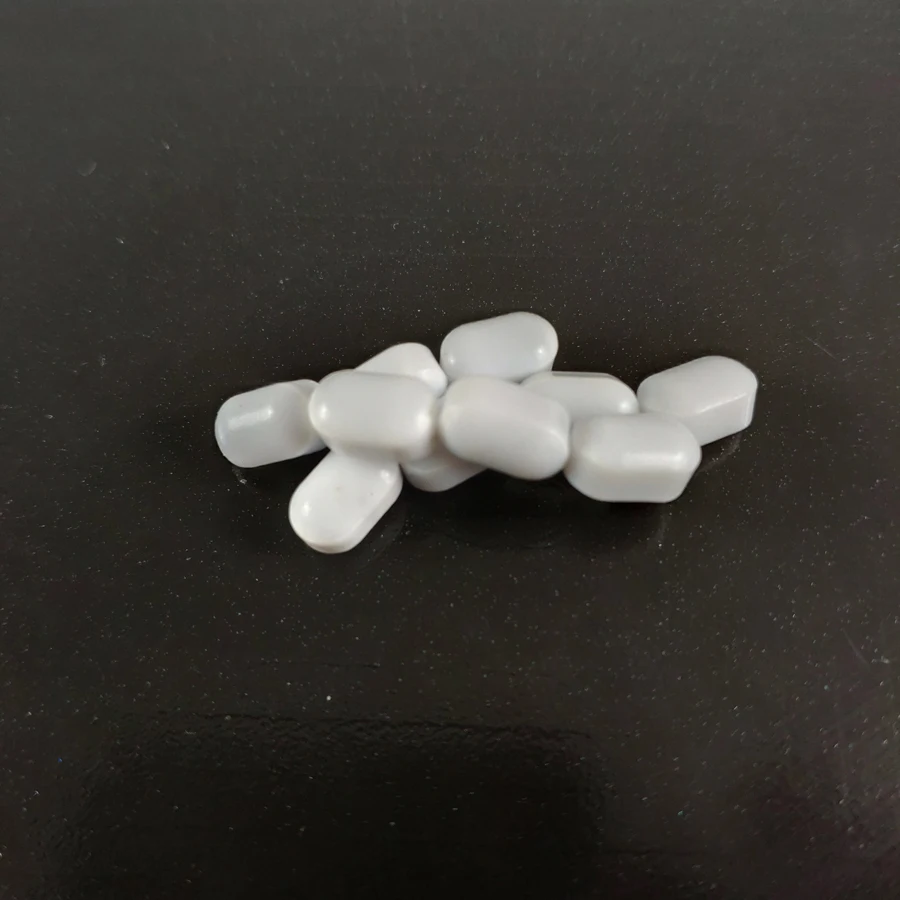 C3x6mm 10pcs PTFE Magnetic Stirrer Mixer Stir Bars PTFE Stirring Bars White Spin Without Pivot Ring