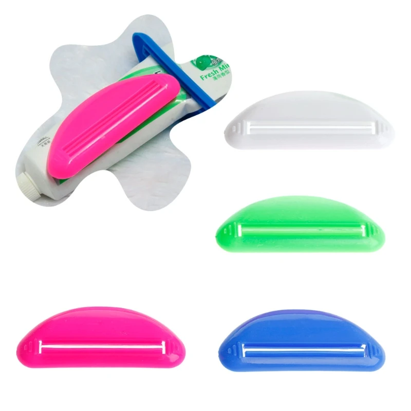 

Toothpaste Dispenser Squeezer Sealing Clip Tube Squeezer Toothpaste Dispenser Holder Bathroom cosmetic cleanser Squeezer Tool