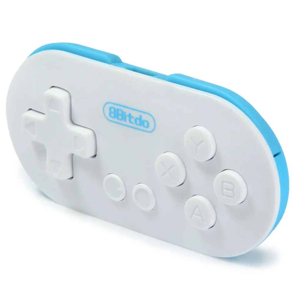 

Mini 8BITDO ZERO Controller Portable Bluetooth White Wireless GamePad Shutter For Android Phones iOS for iPhone Windows Mac OS