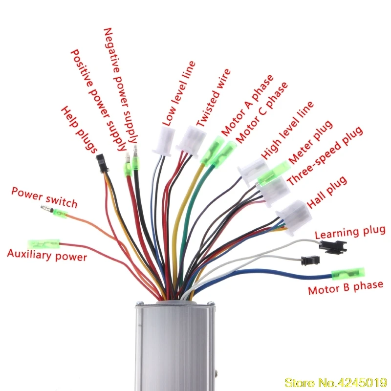 Высокое качество DC 24/36V 250W бесколлекторный регулятор Скорость контроллер скутера