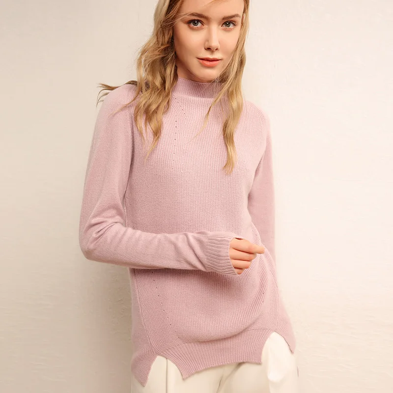 adohon 2018 womens winter Cashmere sweaters and auntmun women knitted Pullovers High Quality Warm Female thickening Turtleneck
