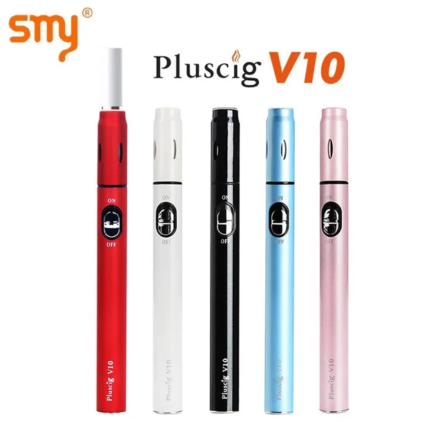 SMY Pluscig V10 стержень обогрева комплект 900 mAh сухой сигарета испаритель для Марка сигарет картридж табака VS KeCig 2,0 плюс GXG I1S
