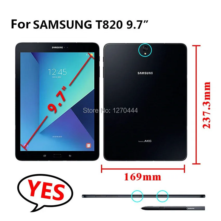 Для samsung Galaxy Tab S3 9,7 SM-T820 T820 T825 T829 PC+ силиконовый Жесткий чехол с поворотным держателем-подставкой 360, ремешком на руку и шейным ремешком