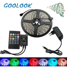 Goolook RGB LED Strip Light 5050 SMD 5m 10m Led Light Tape Waterproof RGB diode LED