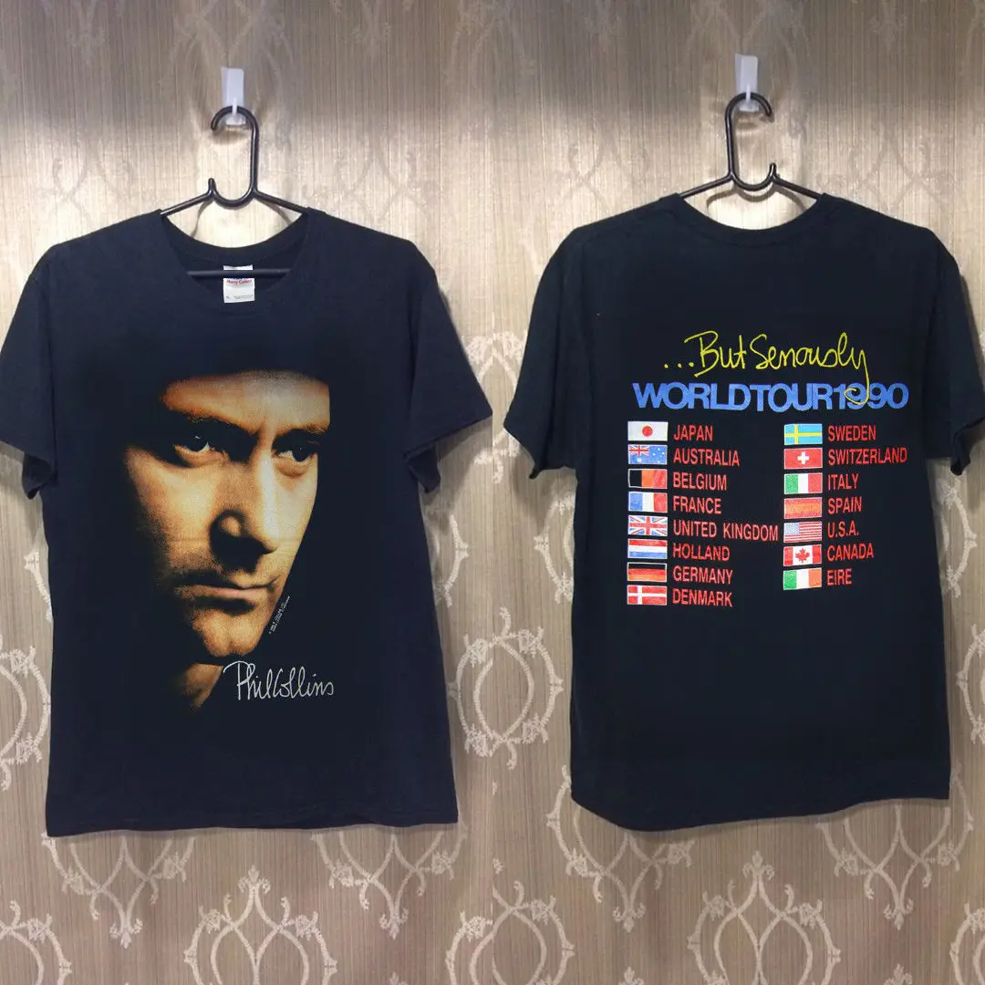 NEW Vintage Rare T SHIRT PHIL COLLINS 