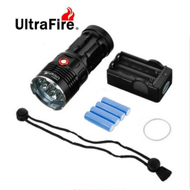 Фонарь Ultrafire s XM L T6 3 режима 12000 лм фонарь Охотничий Тактический с аккумулятором
