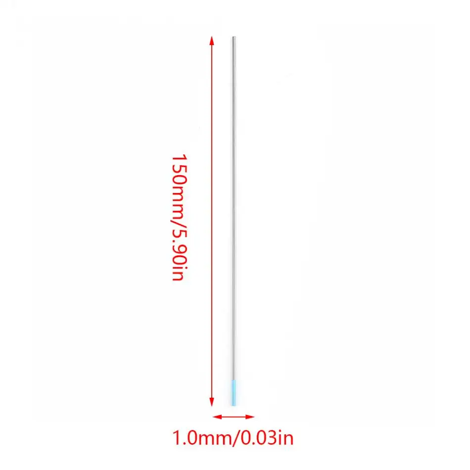 10 шт./кор. WL20 вольфрамовый электрод Профессиональный Tig стержень 2.0% Lanthanated для сварочного аппарата Размер опционально