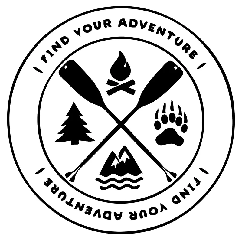 

Виниловая наклейка «Find Your Adventure», 15 х15 см