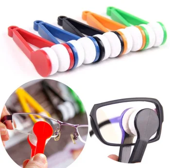 

Handy Glasses Cleaner Tools F Random Color Super Fine Fiber Glasses Cleaner Rub Power with lens Clothes Cleaner