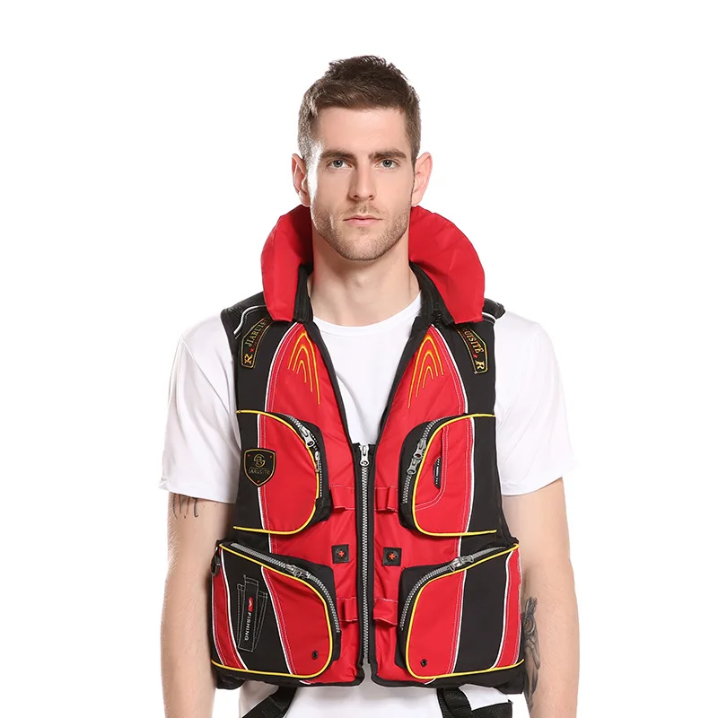 2019 New Adult Adjustable Buoyancy Aid Swimming Boating Sailing Fishing Kayak Life Jacket Vest Preservers