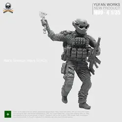 Yufan модель 1/35 фигурка Смола солдаты США уплотнения собранные персонажи Moo-04