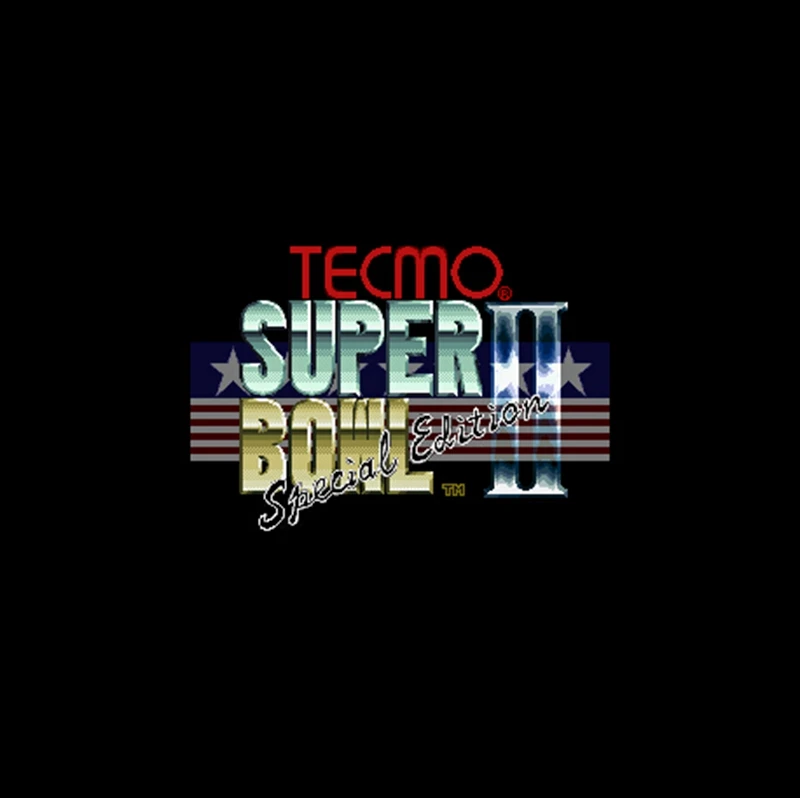 Tecmo Super Bowl II-специальное издание 16 бит большая серая игровая карта для NTSC игрового