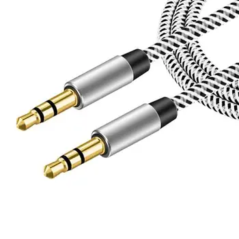 

EastVita 1m 3.5mm Jack Plug Aux Cable Male to Male Audio Cable Line For Car iPhone MP3/MP4 Headphone Speaker
