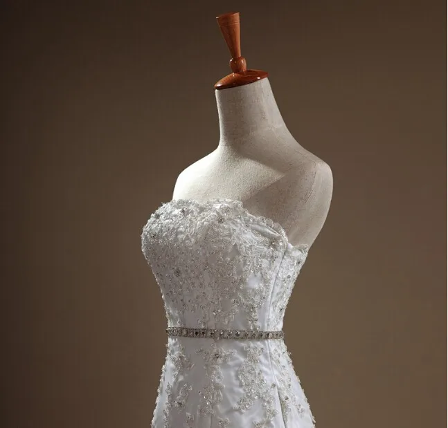 Кристалл аппликации свадебное платье Casamento Бесплатная доставка 2018 Модные vestido de noiva Романтический для матери невесты платья