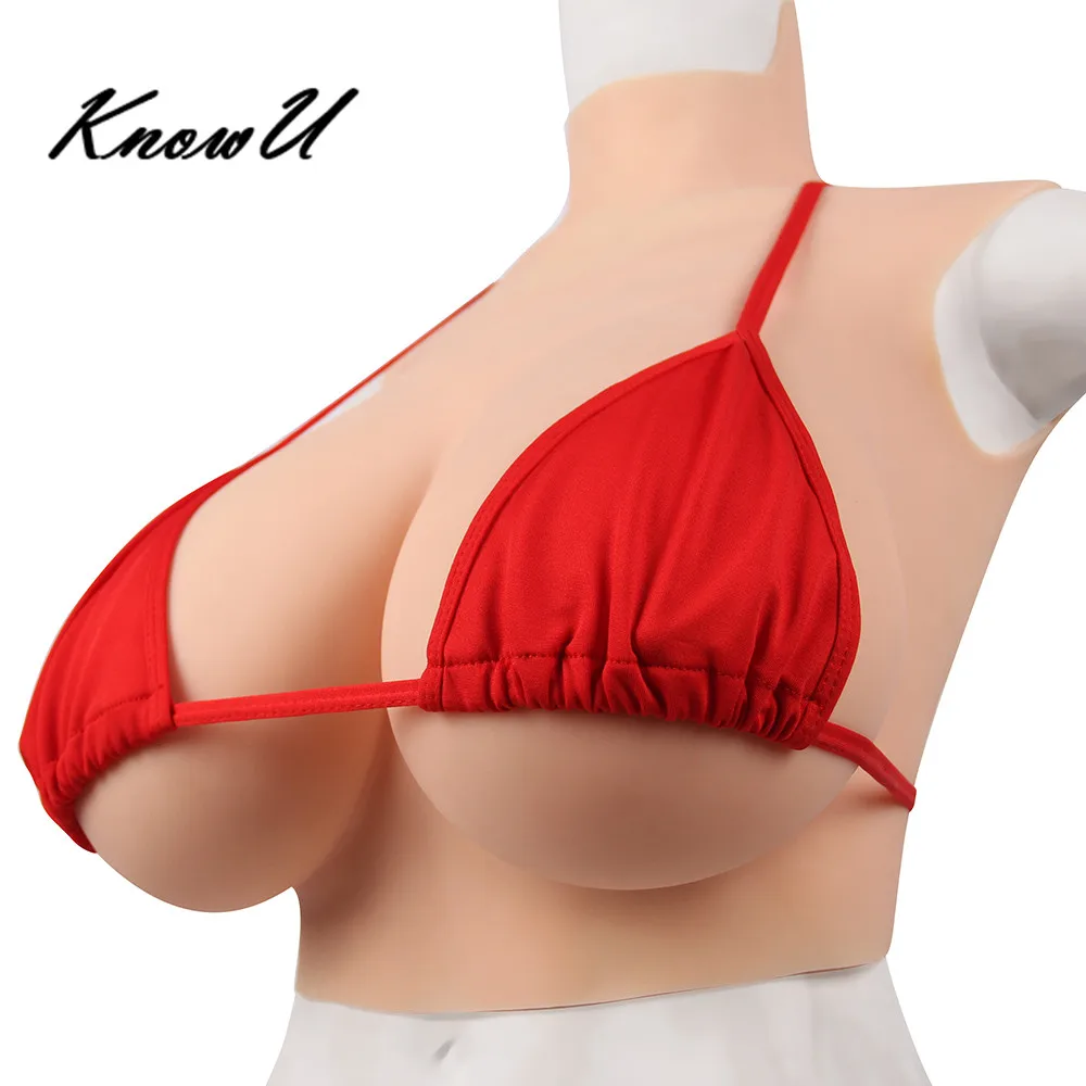 

KnowU G Cup Silicone Breast Forms Realistic Fake Boobs Tits Enhancer Transvestite Crossdress transgender cosplay drag queen