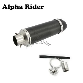 

Universal 51MM Exhaust Muffler For LEOVINCE W/ DB Killer Stainless Steel Carbon Scooter Escape Pipe Motocross Enduro Dirt Bike