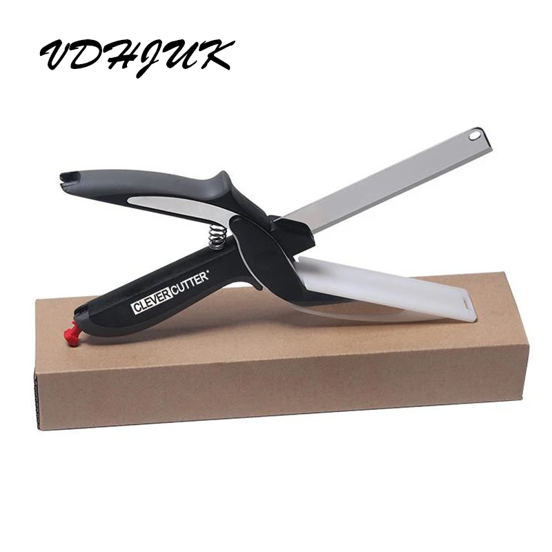 High quality Clever Cutter kitchen scissors 2 in 1 Cutting Board