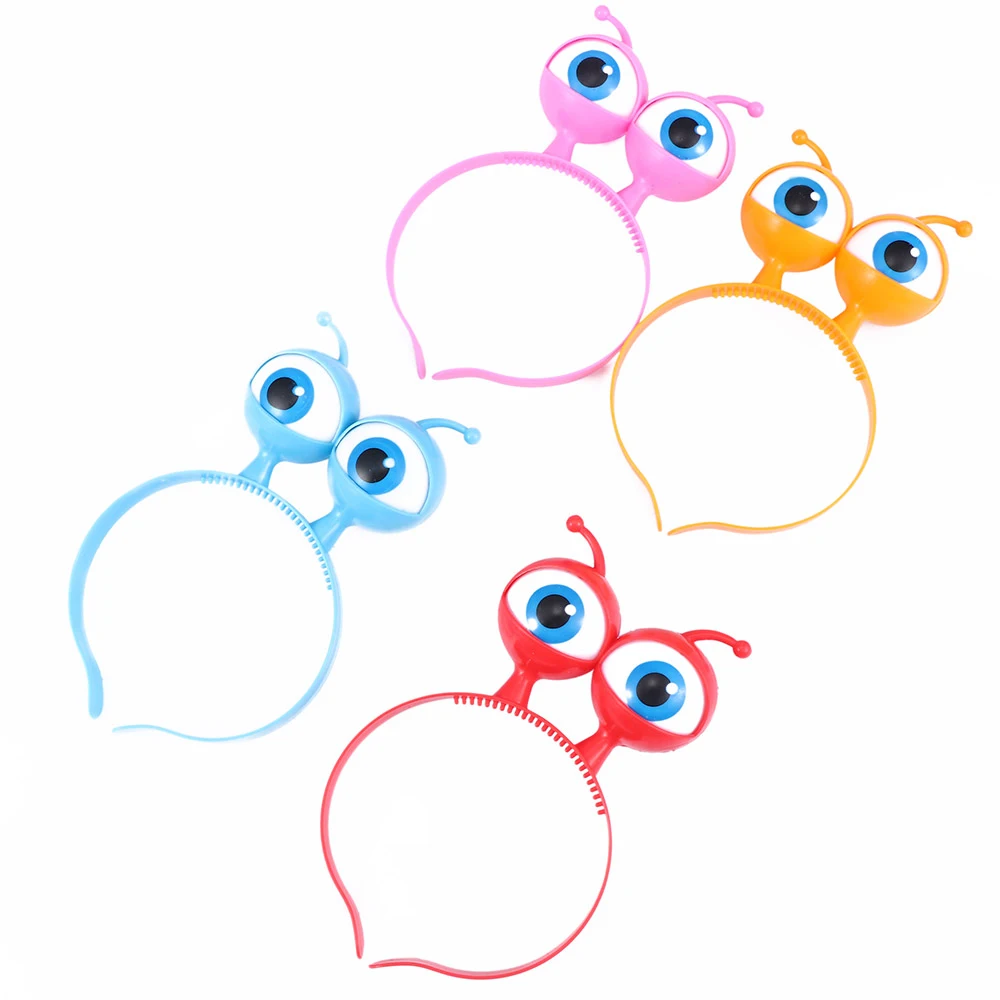 

LED Big Eyes Shape Hair Hoop Eyeball Shape Headwear Children Halloween Party Gifts Flashing Headband Accessories