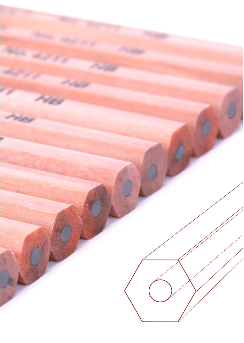 50 шт. HB 2B художественный эскиз Стандартный карандаш черный грифель деревянные карандаши для детей карандаш офисные школьные принадлежности
