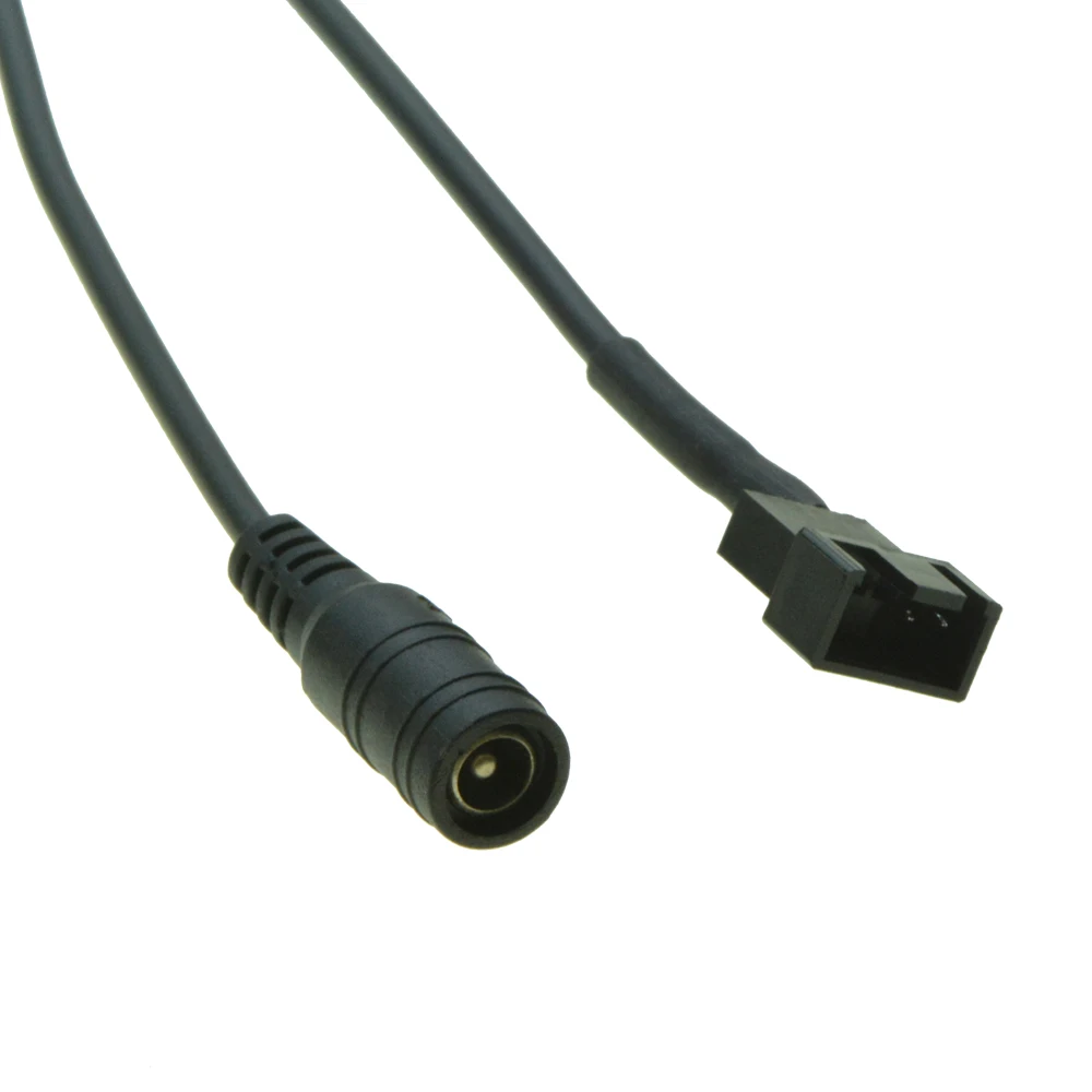 5.5 2.1 ملليمتر dc أنثى إلى 4 دبوس ذكر 4pin التبريد 3pin مروحة تبريد كمبيوتر خارجي 5 فولت 9 فولت 12 فولت إمدادات الطاقة كابل