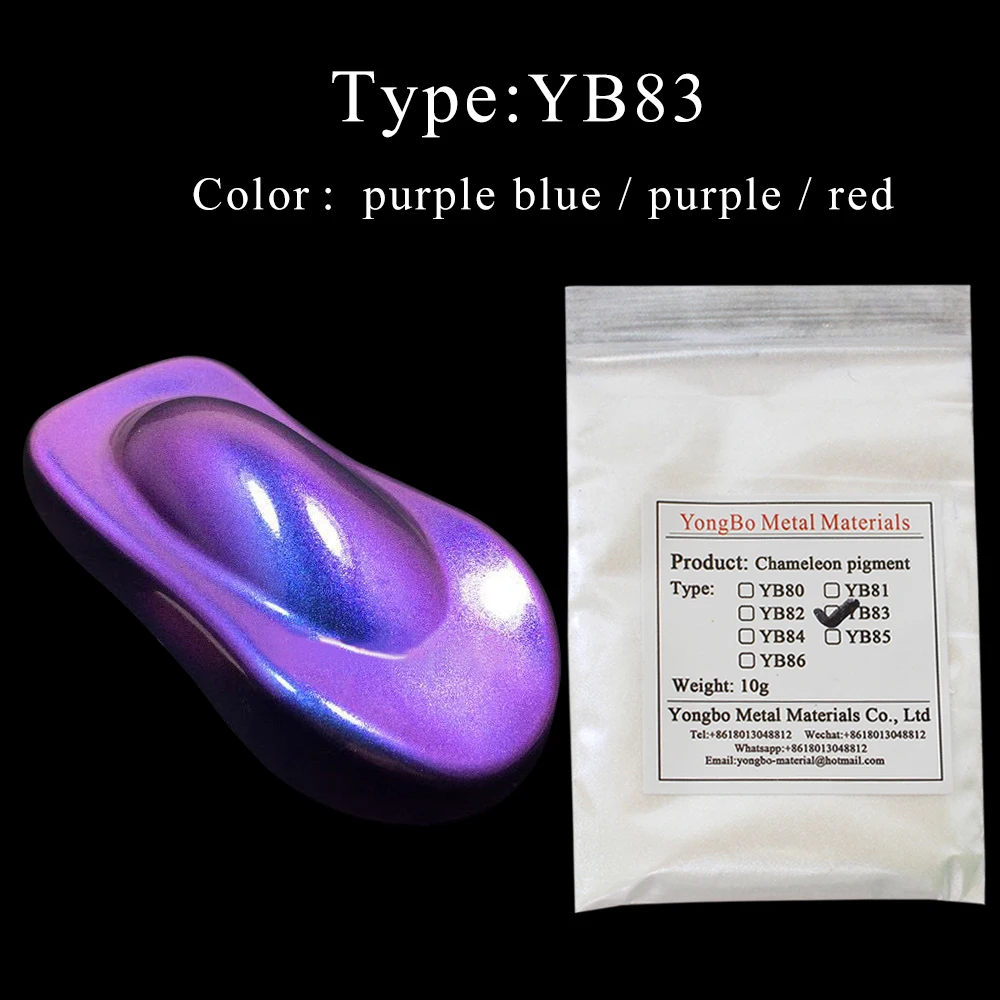 

Chameleon pigment,Type YB83,DIY nail,Automotive, paint, cosmetics, leather, ink, plastic, ceramics,10g per bag,free shipping