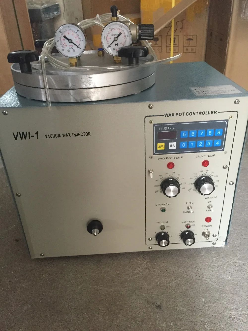 Auto Adjustable Pressure Wax Injector wax mold injection machine