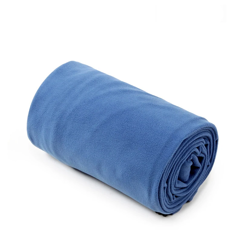 ITSTYLE ультра-светильник 2 толщины флис спальный мешок портативный Открытый Кемпинг путешествия теплый спальный мешок вкладыш - Цвет: Single velvet blue