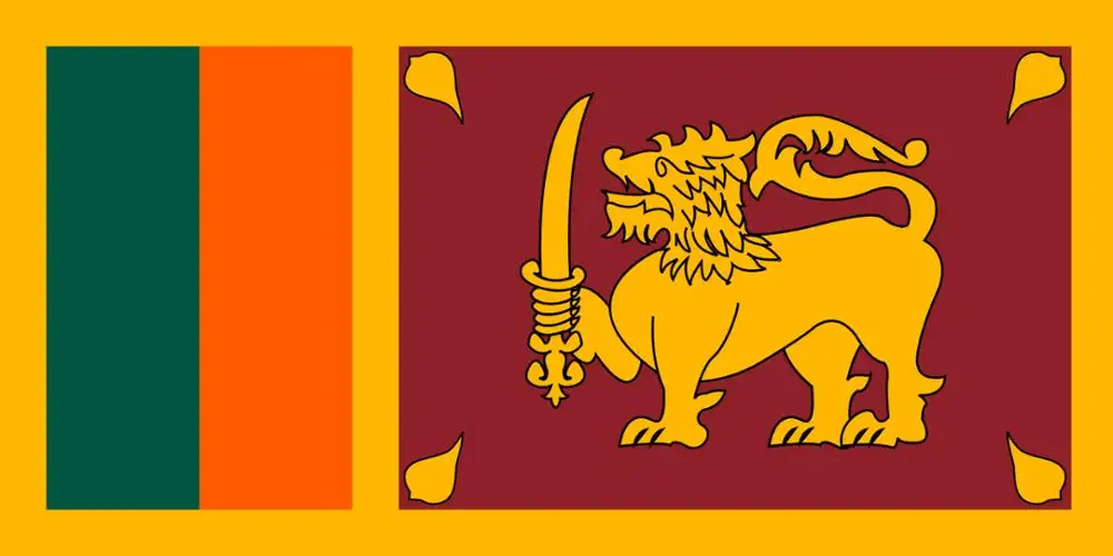 PODIUM 90x150cm Flag Of Sri Lanka | Дом и сад