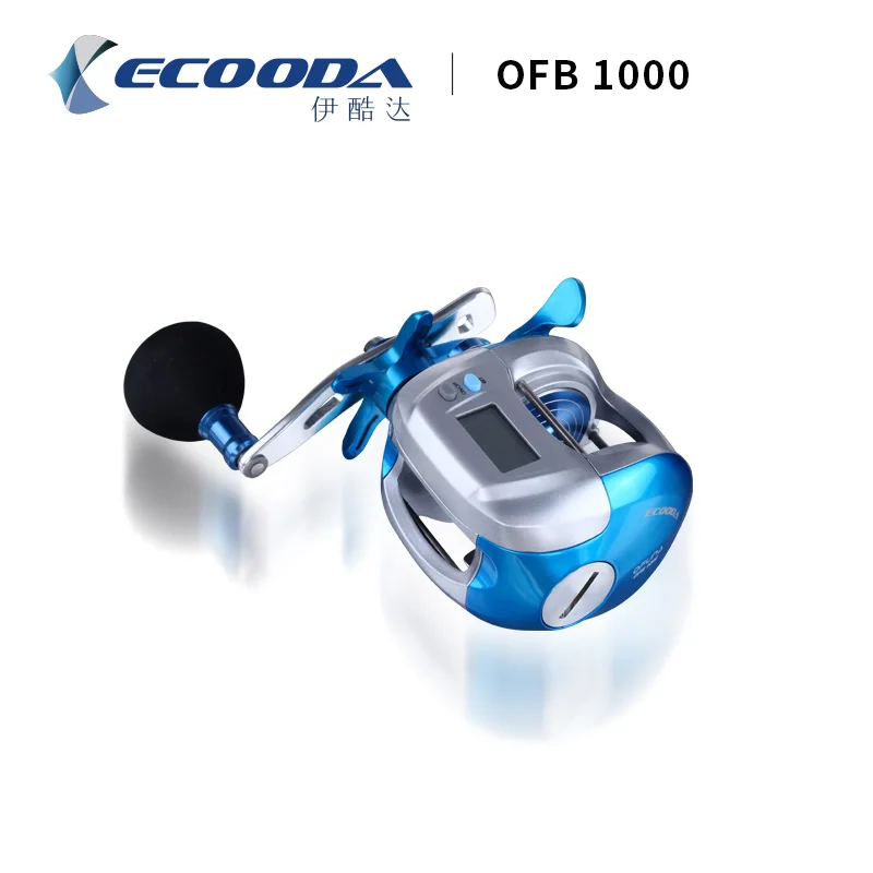 

ECOODA REELOFUNA OFB 1000 Electronic Digital Display Wheel FISHING WHEEL BAIT CASTING BOAT REEL