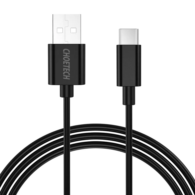 CHOETECH 10 шт. usb type-C кабель для быстрой зарядки данных type-C кабель 1 м для samsung S8 для Xiaomi Mi5 для Nexus 5X USB-C телефонный кабель