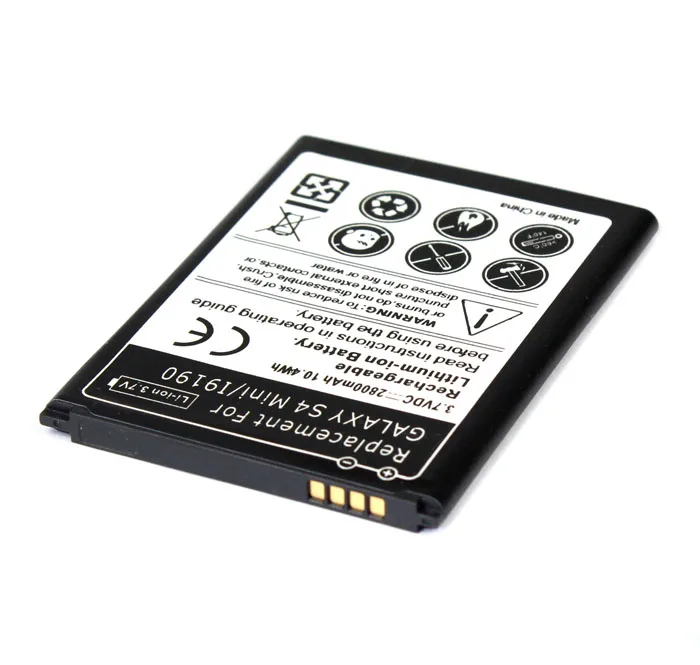 1x2800mAh B500BE B500AE мобильный телефон li ion аккумулятор для Samsung Galaxy S4 mini S IV I9190 I9192 I9195 I9198