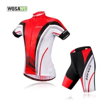 WOSAWE велосипедные наборы светоотражающий гелевый коврик одежда для велоспорта Джерси шорты летний короткий рукав велосипедный Джерси MTB горные