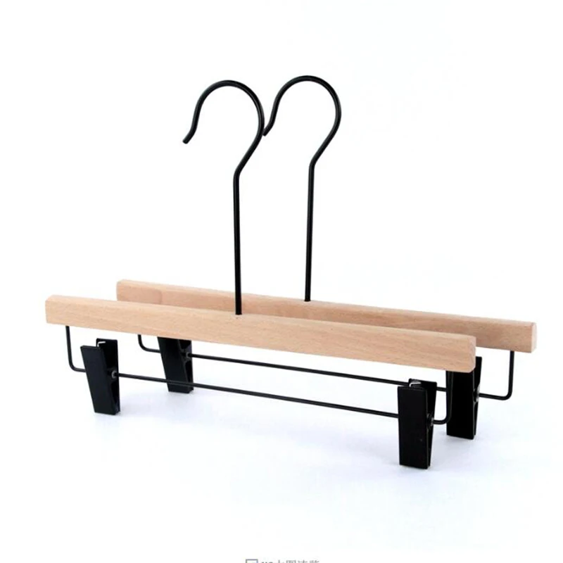 Delightful Beech Wood Hanger for Coats and Pants, Show Elegant (10 Pieces/ Lot)
