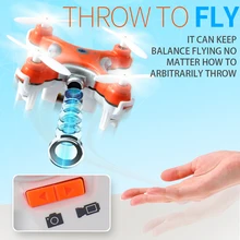 Cheerson Drone CX-10C 4CH 6 Axis Gyro UAV 0.3MP Camera LED Lights 3D Flips/Rolls Mini Quadcopter RC Helicopter Toy Aircraft
