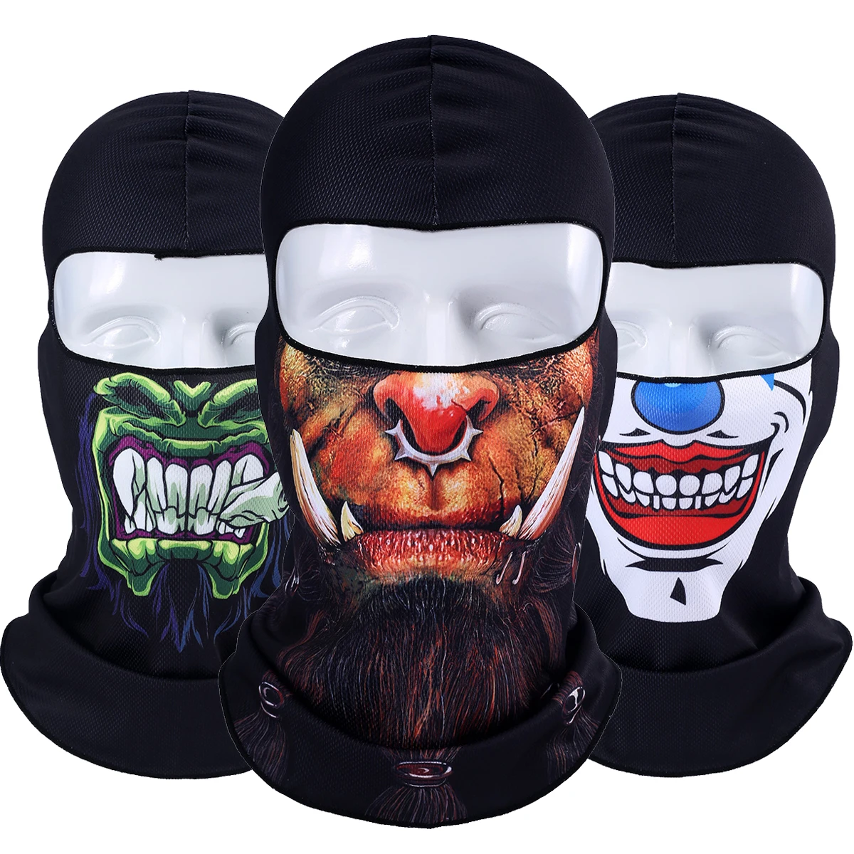 Jocker Orcs Clown Balaclava Snowboard Tactical Military Airsoft Bicycle