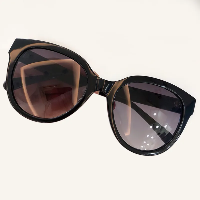 Vintage Fashion Cat Eye Sunglasses New Women Sunglasses With Packing Box Acetate Frame UV400 Protection Lens Eyewear Shades - Цвет линз: No 6