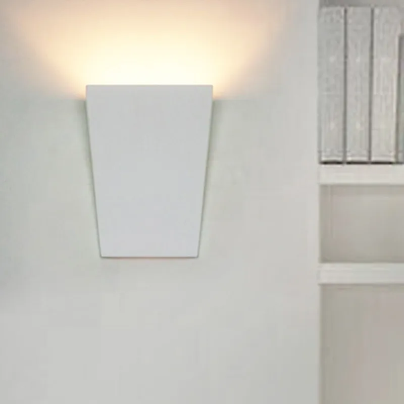 

Children's room plaster aisle carved staircase bed head modern minimalist creative geometric wall lamp LED
