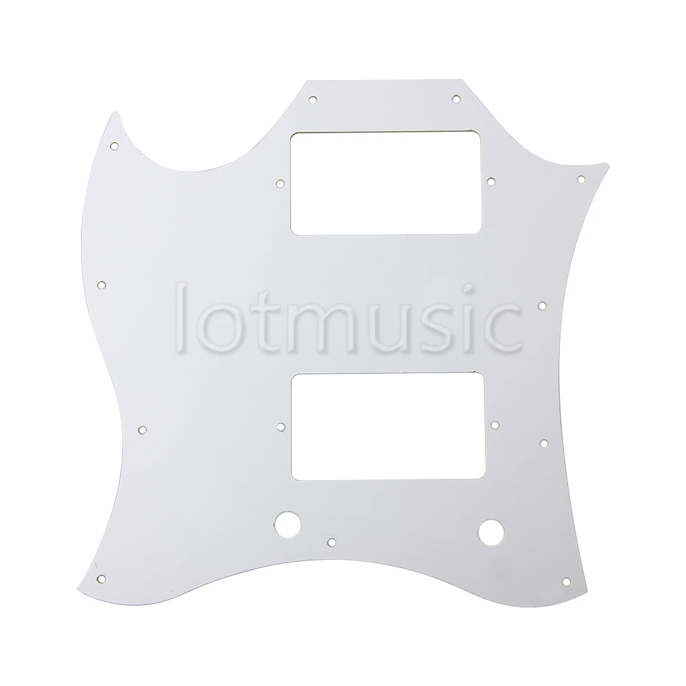 Гитарная гитара ra Pickguard Scratch Plate HH для SG Стандартные запчасти Замена 3 слойный